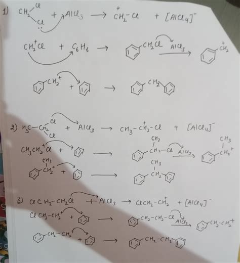 Solved Hello May Someone Help Me With This Friedel Crafts Alkylation