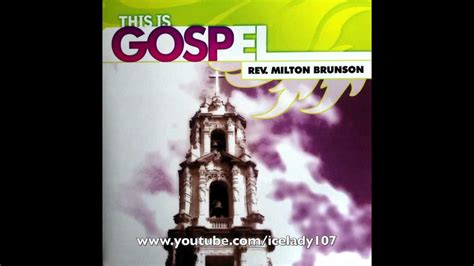 Milton Brunson I Ve Got A Satisfied Mind YouTube