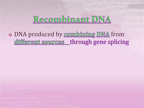 Genetic Engineering Ppt Download