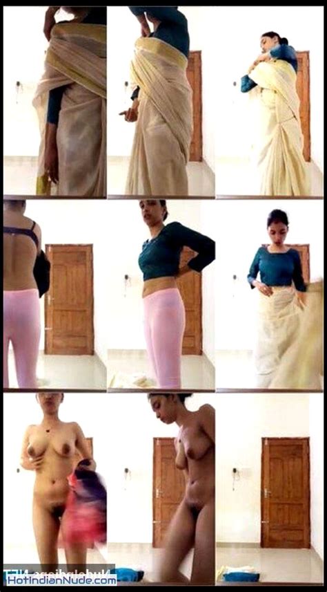 Sexy Indian Mallu Wife Naked Saree Removing Erotic Hairy Pussy Hot Indian Nude