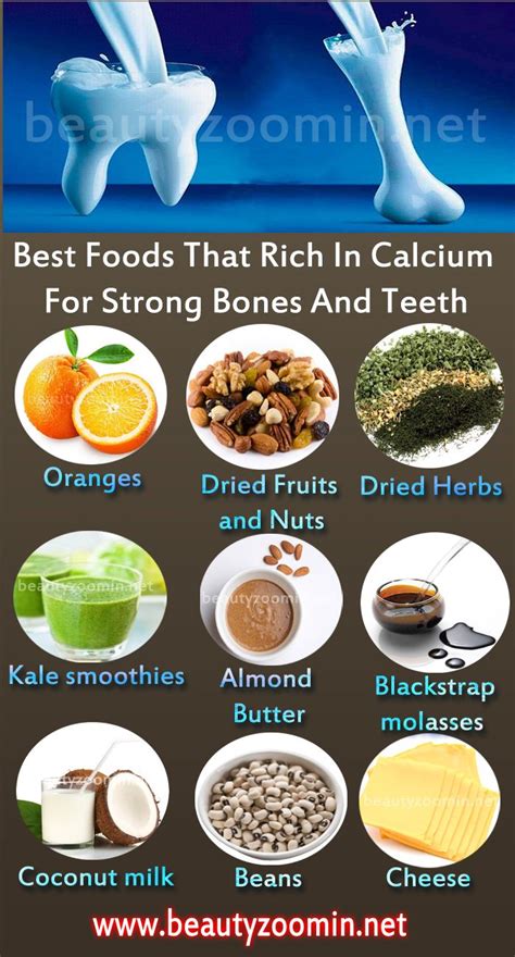 Calcium Rich Foods List For Bones At Patricia Kibbe Blog