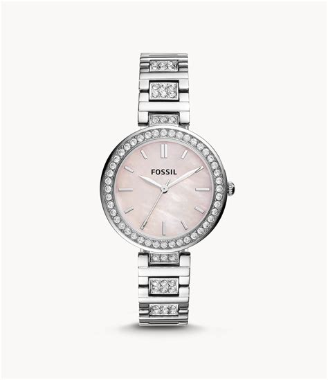 Fossil Bq Karli Three Hand Stainless Steel Women S Wristwatch