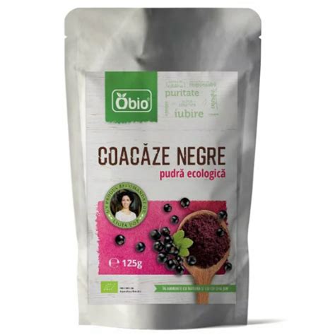 Coacaze Negre Pudra Bio G Obio Dr Max Farmacie