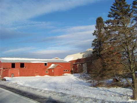 Old Barns On Christmas Day Otsego Schoharie And Schenectady Counties