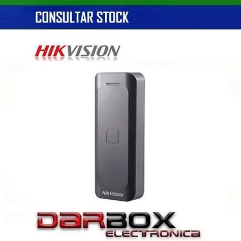 Lector Tarjeta Hikvision Acceso Mifare Sin Teclado Ds K1802m