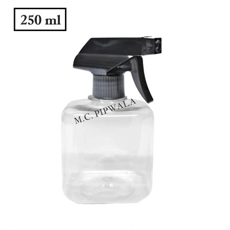 Ml Square Pet Nice Design Bottle With Trriger Spray Cap Mm