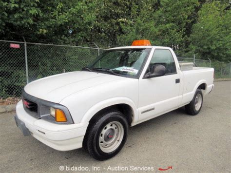 Gmc Sonoma Pickup Truck 43l V6 Vortec Auto Beacon Light Reg Cab Low