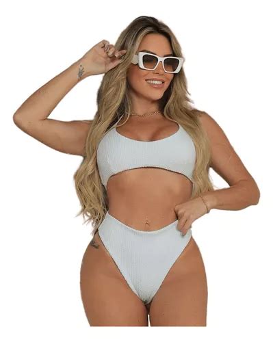 Conjunto Biquini Top Faixa Bojo Calcinha Hot Pant Semi Fio Mercadolivre