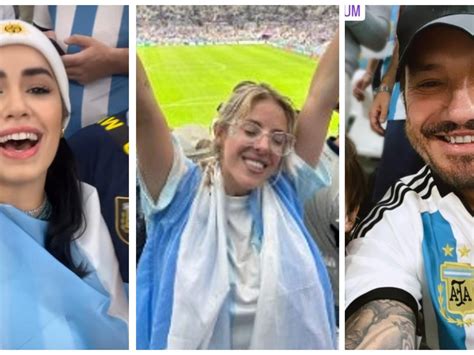 Argentina vs Países Bajos: la alegría de los famosos por el triunfo de