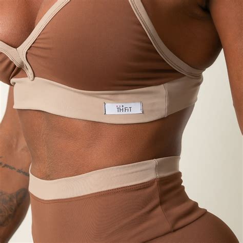 Top Fitness Júlia Marrom Nude