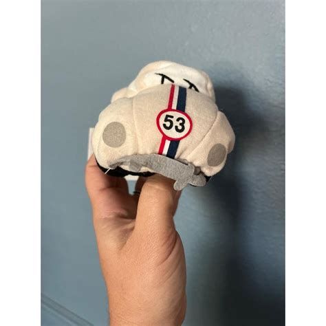 Disney Store Herbie The Love Bug Plush Bean Bag Toy Car 53 Vw Beetle 6
