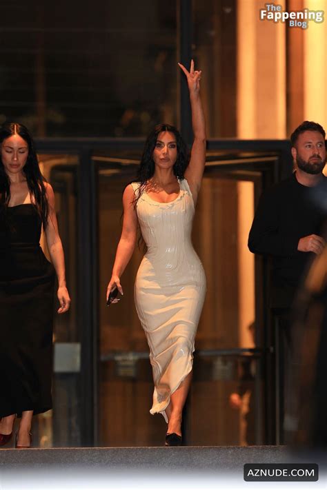 Kim Kardashian Sexy Spotted In A Hot White Dress As She Leaves The Kering Foundations Caring For