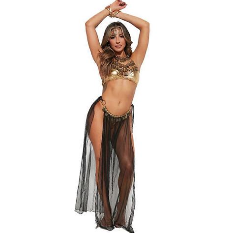 Women S Sexy Lingerie Arabia Belly Dancer Costume Harem Slave Set