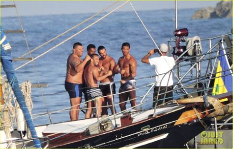 Cristiano Ronaldo Continues Shirtless Ibiza Vacation With Dream Team Photo 3674772