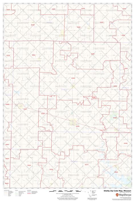 Shelby Zip Code Map Missouri Shelby County Zip Codes