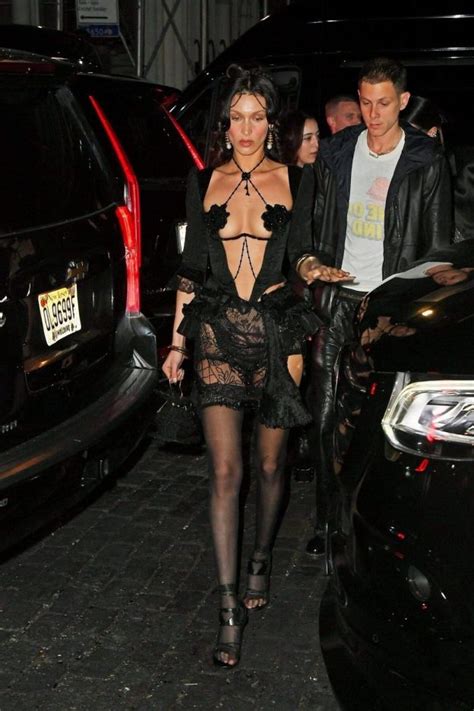 Bella Hadid Flaunts Her Tits At Met Gala Photos The Fappening