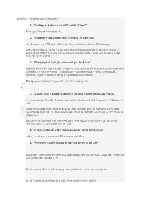 Case Study Answers Neil Weiss 3
