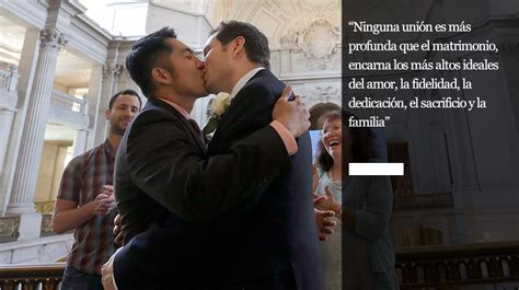 Fotos Sentencia matrimonio gay EE UU Fotogalería Una histórica sentencia en siete frases