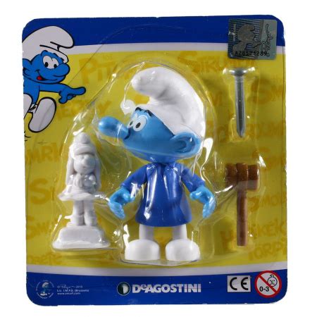 Collectible figurine DeAgostini The Smurfs sculptor Nº52