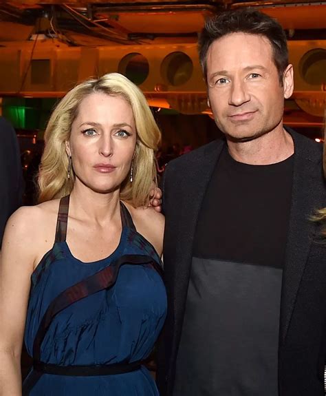 Gillian Anderson and David Duchovny arrive at the premiere of Fox's The X-Files - Mirror Online