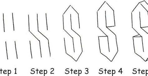 How To Draw 3d Letter S Step By Step Easy 3d Drawings Artofit