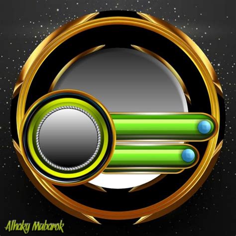 Bingkai Logo Kosong Keren