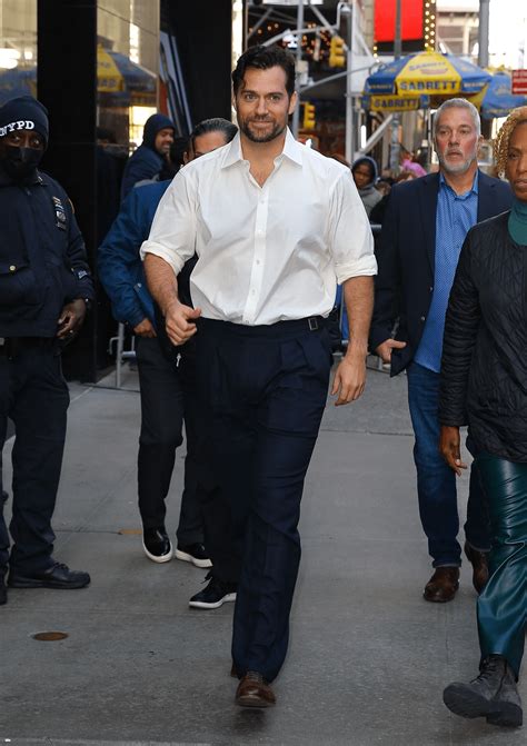 Henry Cavill stuns in business casual wear after Good Morning America