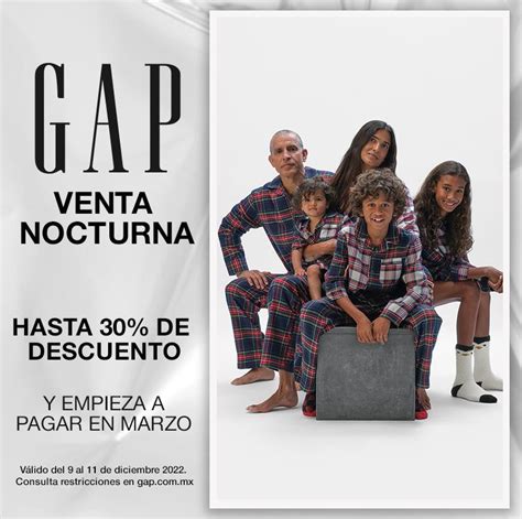 Venta Nocturna GAP Hasta 30 De Descuento