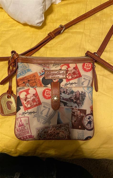 Walt Disney World Dooney And Bourke Crossbody Bag Some Yellowing But