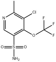 3 Chloro 2 Methyl 4 Trifluoromethoxy Pyridine 5 Sulfonamide 1806241 33 7