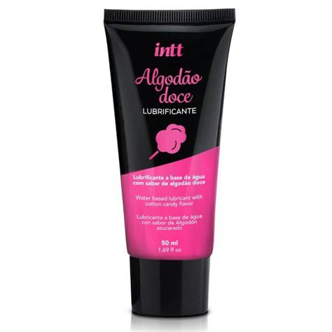 GEL LUBRIFICANTE BEIJÁVEL HOT A BASE DE ÁGUA ALGODÃO DOCE Discretinha SexShop