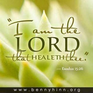 Exodus 15 26 I Am The LORD That Healeth Thee Healing Scriptures