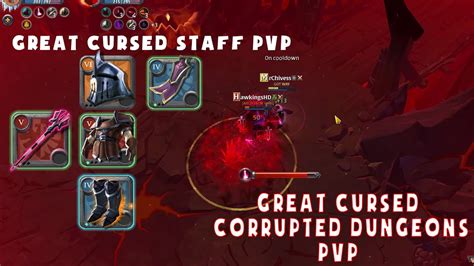 Great Cursed Staff PVP Albion Albion Online Corrupted Dungeons