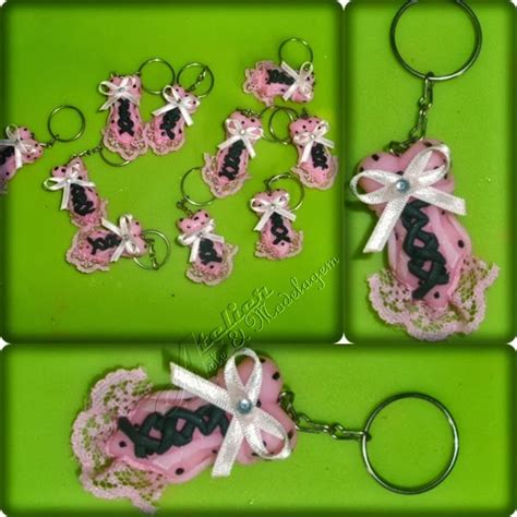 ATELIER ARTE E MODELAGEM Corselet de biscuit para lembrancinha de chá de lingerie