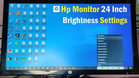 HOW TO CONTROL The BRIGHTNESS Of An HP MONITOR (HP 22f 24f, 41% OFF