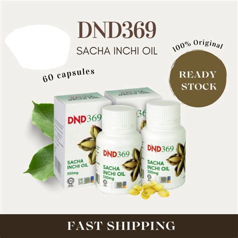 DND369 Sacha Inchi Oil Softgel 60 Biji Lazada