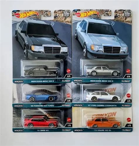 Hot Wheels Car Culture Canyon Warriors Complete Set W Chase BMW M Porsche FPY C