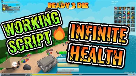 Roblox Ready 2 Die Working Script | Infinite Health