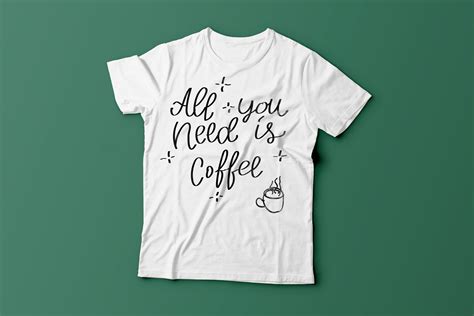 Funny coffee lovers quotes, t-shirt for coffee lover (1091001) | Hand