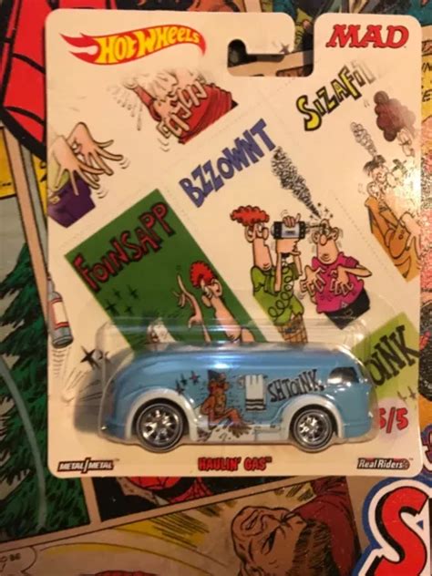 Hot Wheels Haulin Gas Mad Magazine Pop Culture Series Real Riders Picclick Uk