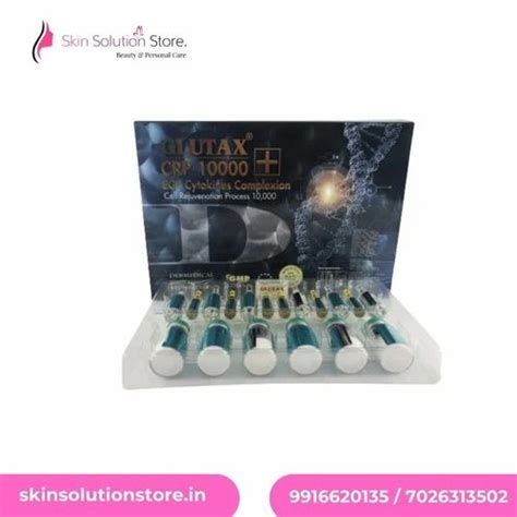 Glutax Crp Egf Cytokines Complexion For Skin Whitening