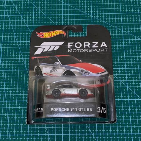 Jual Hot Wheels Porsche Gt Rs Forza Retro Card Shopee Indonesia