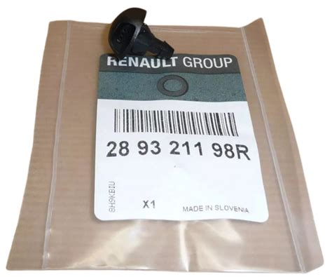 Washer Nozzle 289321198R Dacia Duster Original - Carfrance24