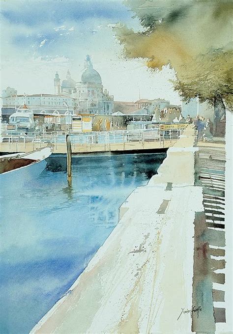 Xavier Swolfs Captivating Watercolor Cityscape