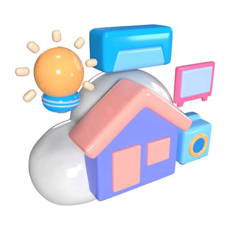 Iot 3d Illustration Icon 41638996 Png