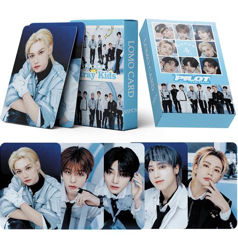 Straykids 55pcs Pilot Fan Meeting Photo Cards And Postcards Ideal