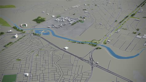 Kermanshah City And Surroundings D Model Unknown Dae Fbx