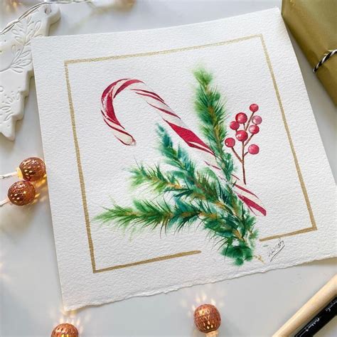 MARIA RACZYNSKA On Instagram Watercolorchristmascards Scroll Right