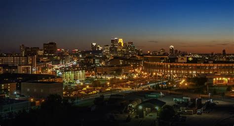 View of Downtown from an abandoned mill : r/Minneapolis