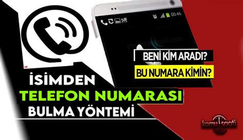 İsimden Telefon Numarası Bulma Yöntemi ÜCRETSİZ KESİN ÇÖZÜM 2023